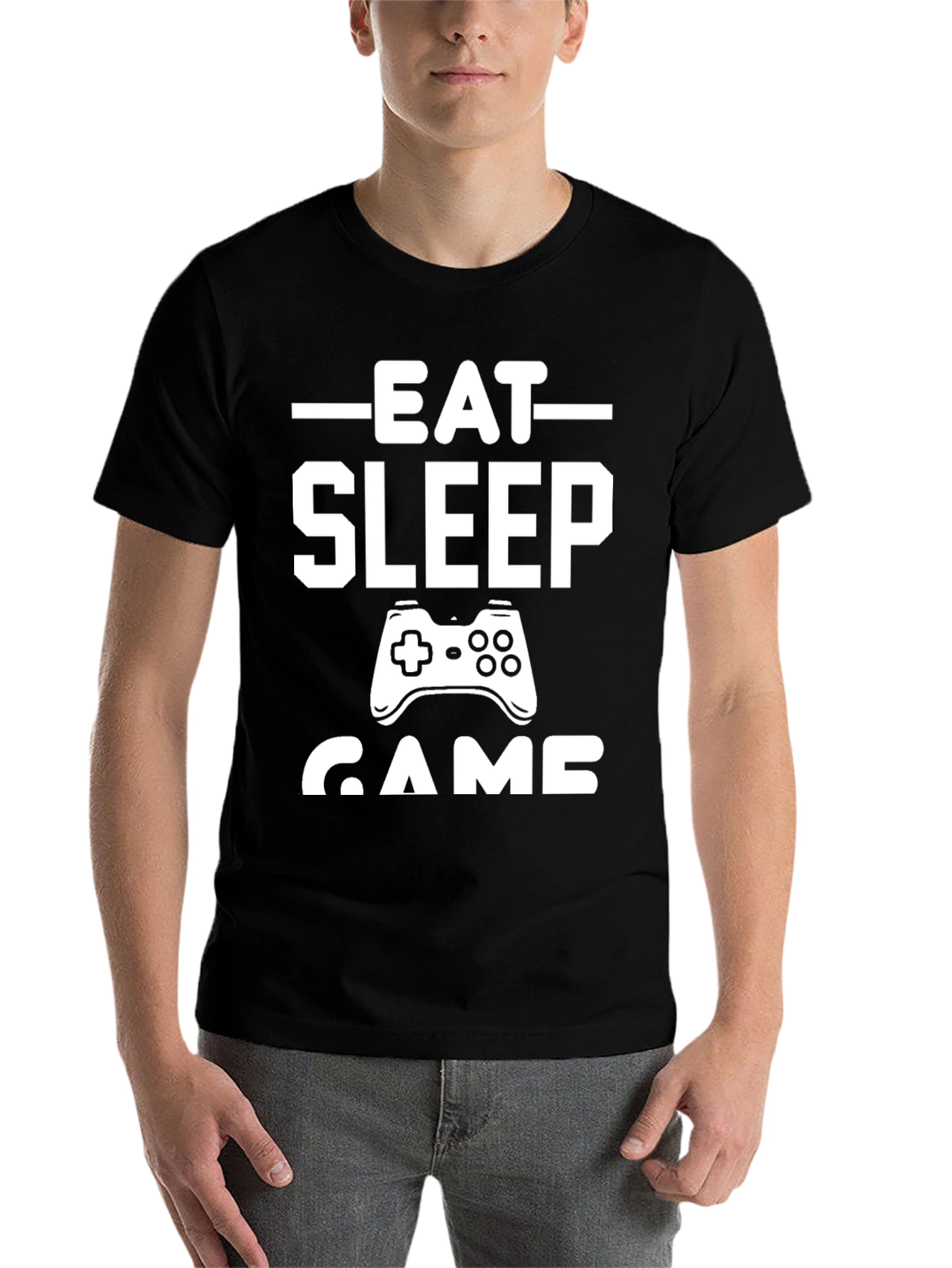 Eat Sleep Game T-Shirt - Gamer Lifestyle Tee