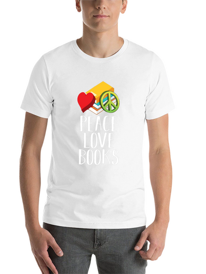 Peace Love Books Graphic T-Shirt