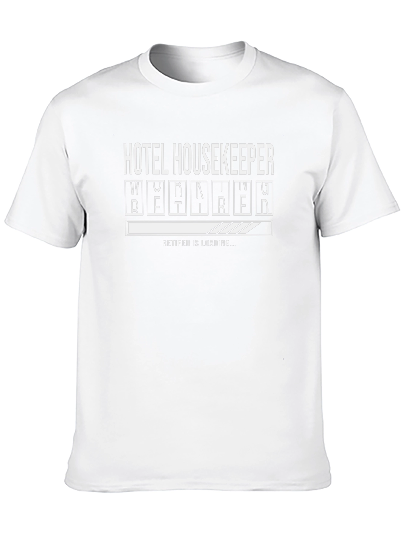 Hotel Housekeeper Retirement Loading T-Shirt