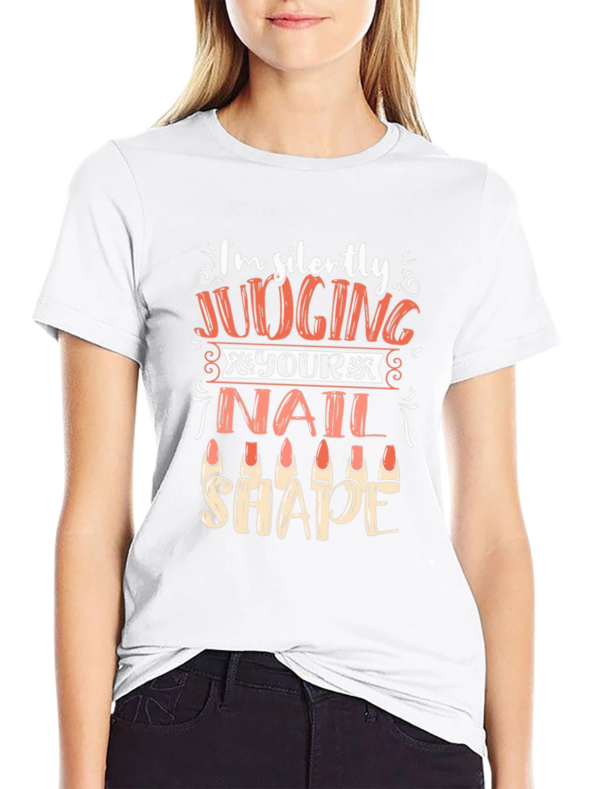 Funny Nail Shape Judging T-Shirt