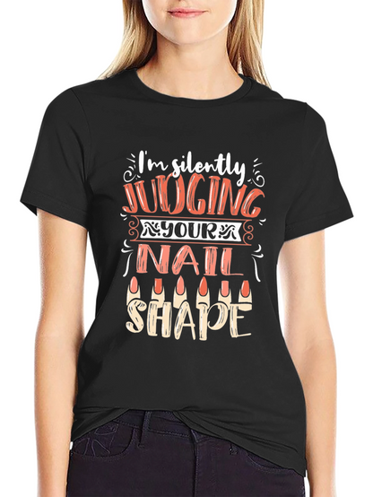 Funny Nail Shape Judging T-Shirt