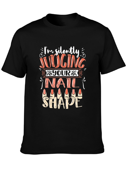 Funny Nail Shape Judging T-Shirt
