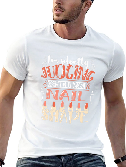 Funny Nail Shape Judging T-Shirt