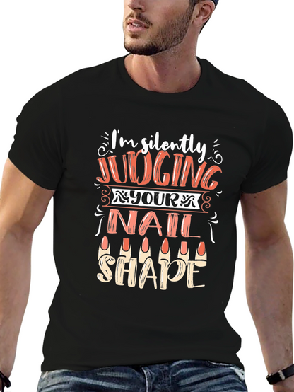 Funny Nail Shape Judging T-Shirt
