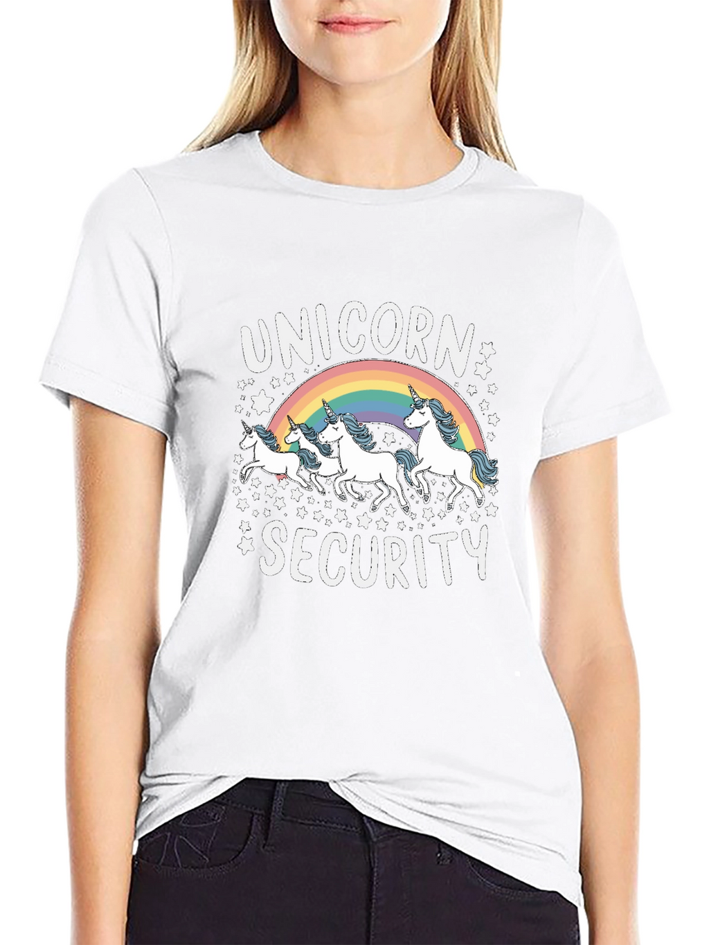 Unicorn Security Graphic Tee