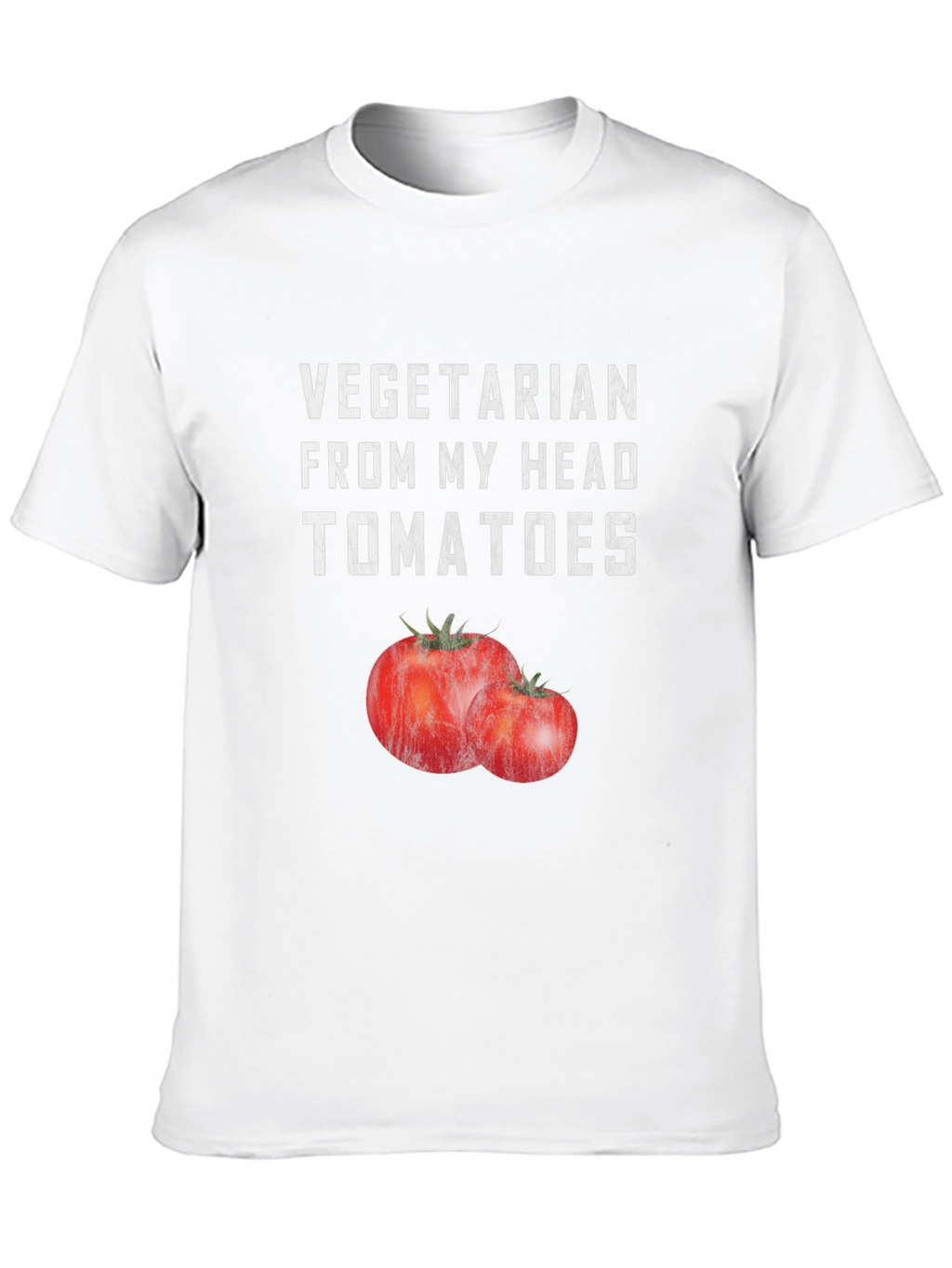 Vegetarian Tomato Graphic T-Shirt