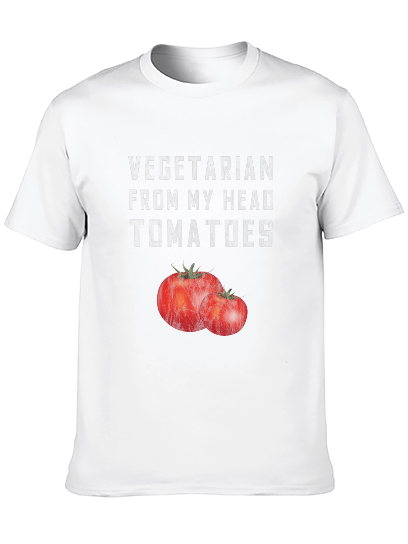 Vegetarian Tomato Graphic T-Shirt