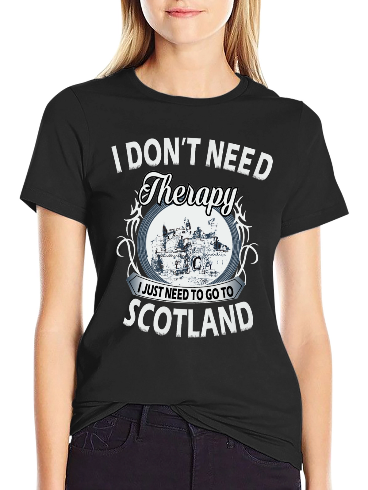 Scotland Therapy Graphic T-Shirt