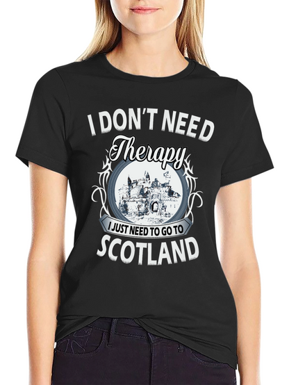 Scotland Therapy Graphic T-Shirt