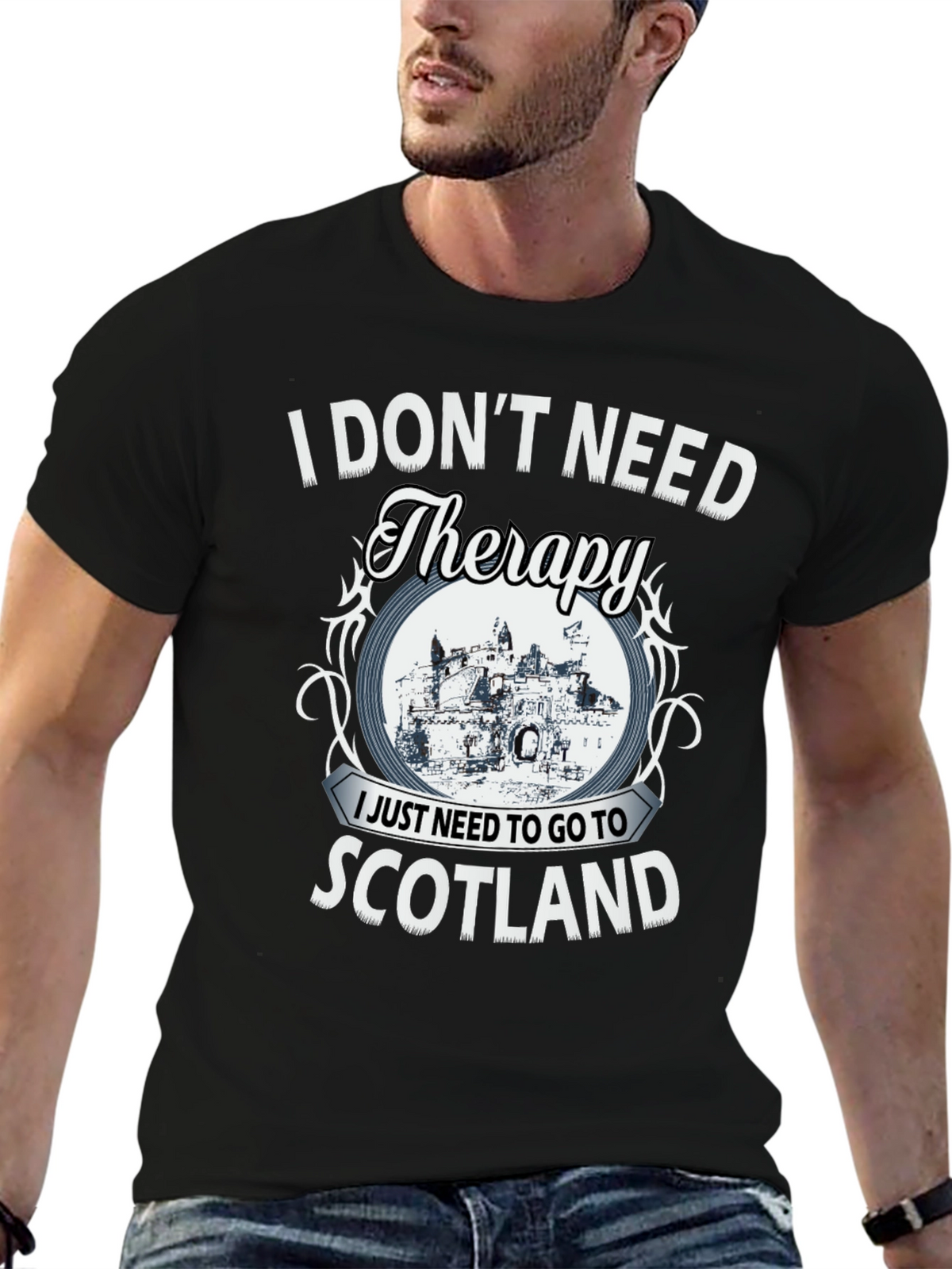Scotland Therapy Graphic T-Shirt