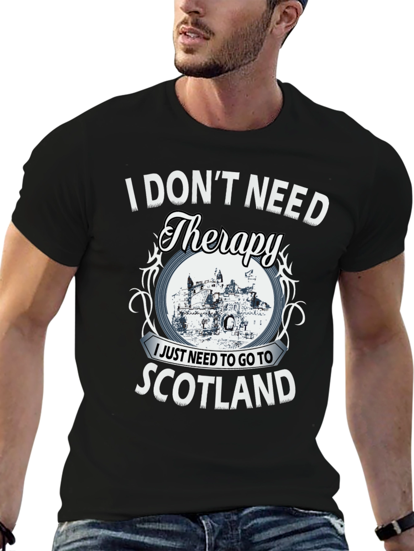 Scotland Therapy Graphic T-Shirt