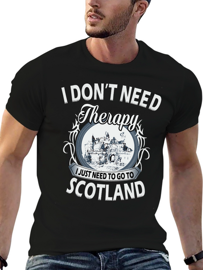 Scotland Therapy Graphic T-Shirt