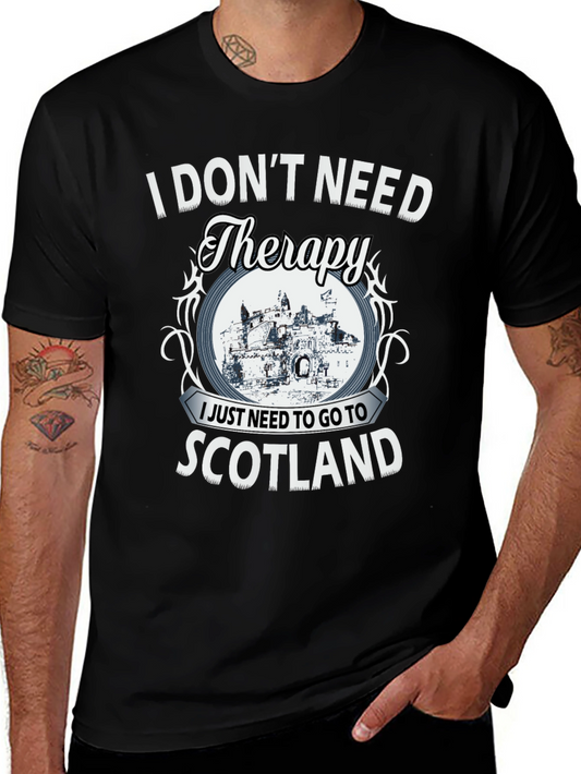 Scotland Therapy Graphic T-Shirt