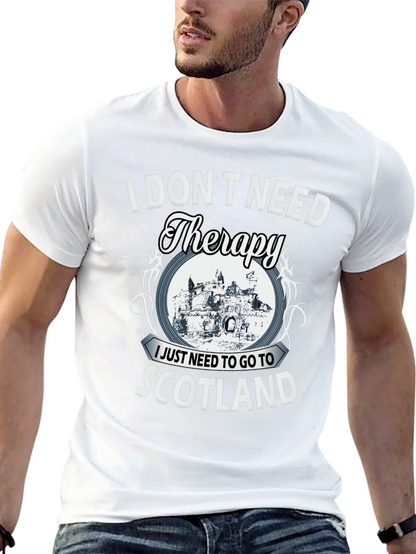 Scotland Therapy Graphic T-Shirt
