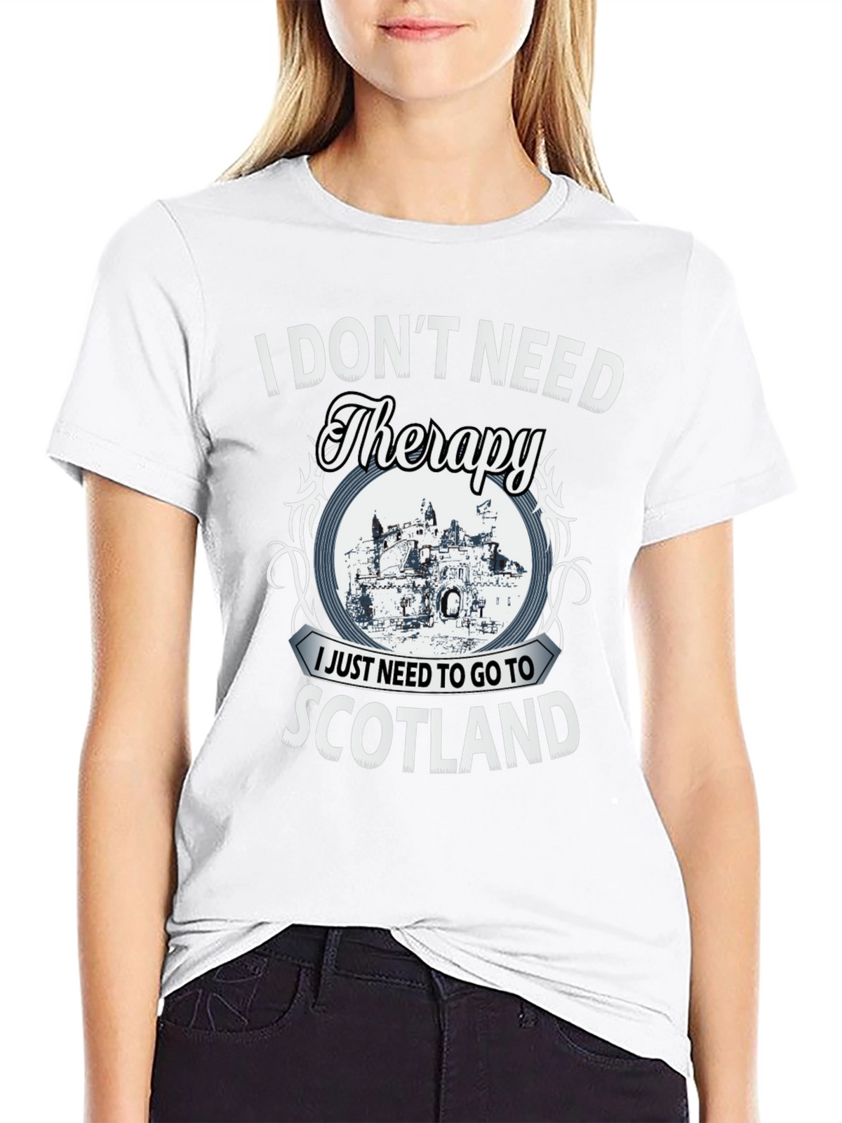 Scotland Therapy Graphic T-Shirt