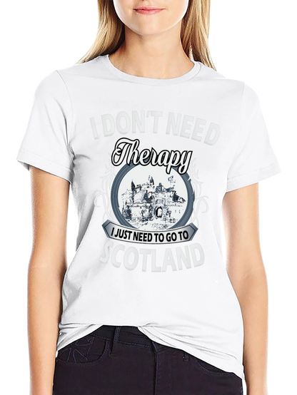 Scotland Therapy Graphic T-Shirt