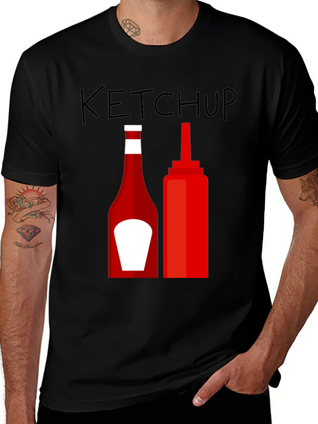 Ketchup T-Shirt - Funny Graphic Tee