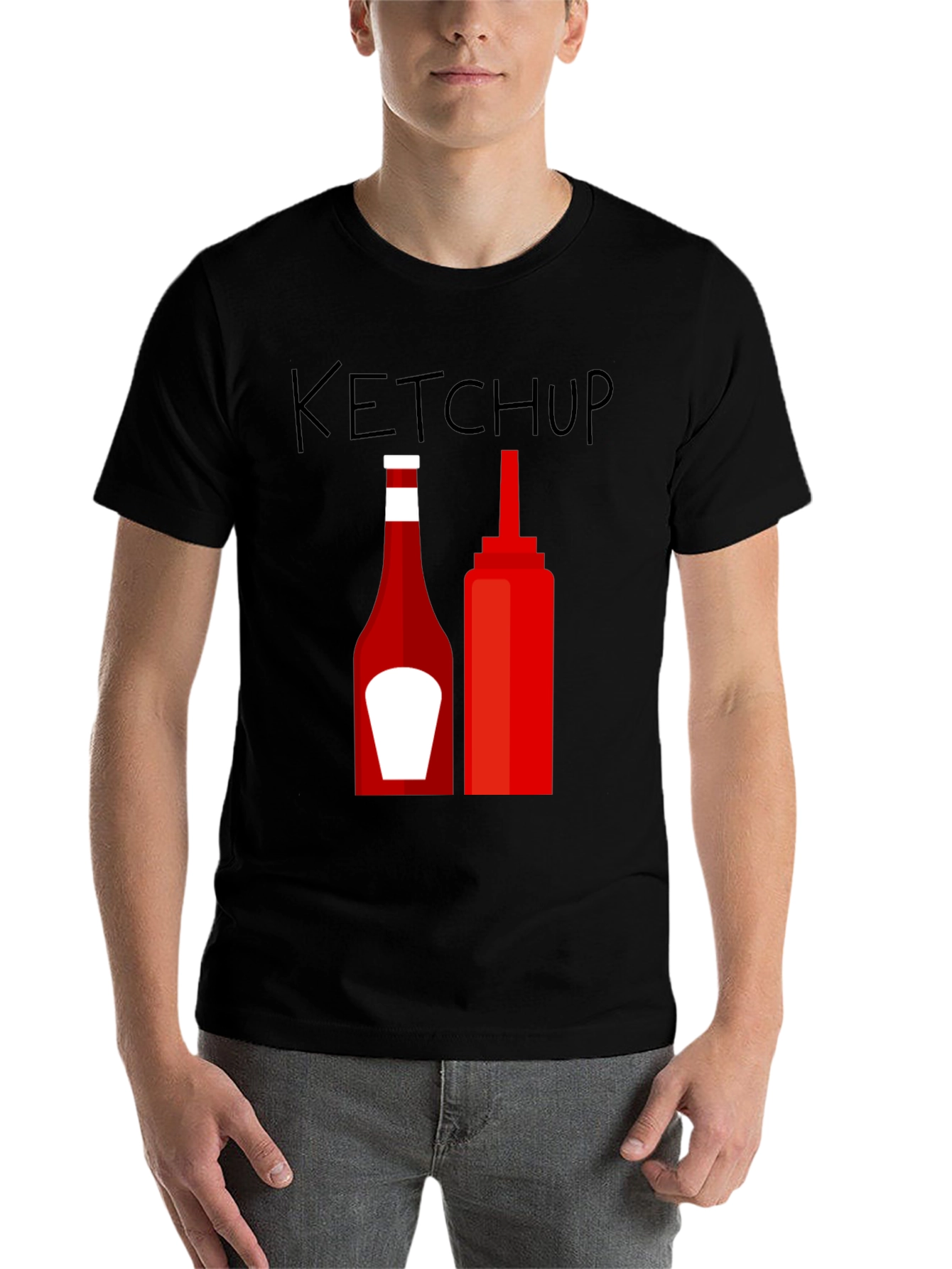Ketchup T-Shirt - Funny Graphic Tee