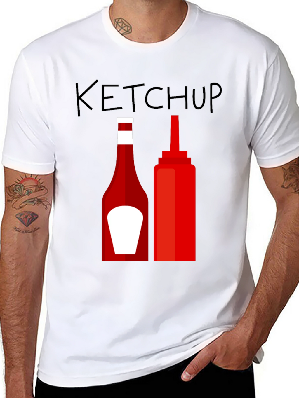 Ketchup T-Shirt - Funny Graphic Tee