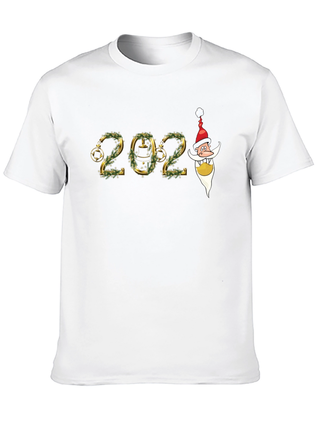 Festive 2024 Santa Graphic T-Shirt