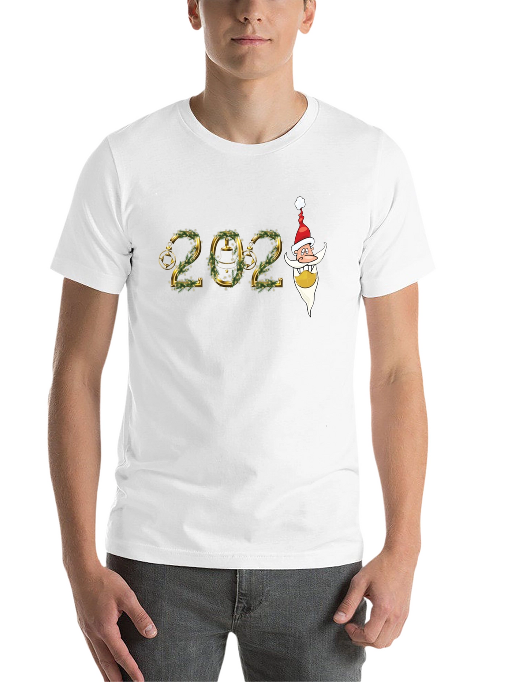Festive 2024 Santa Graphic T-Shirt