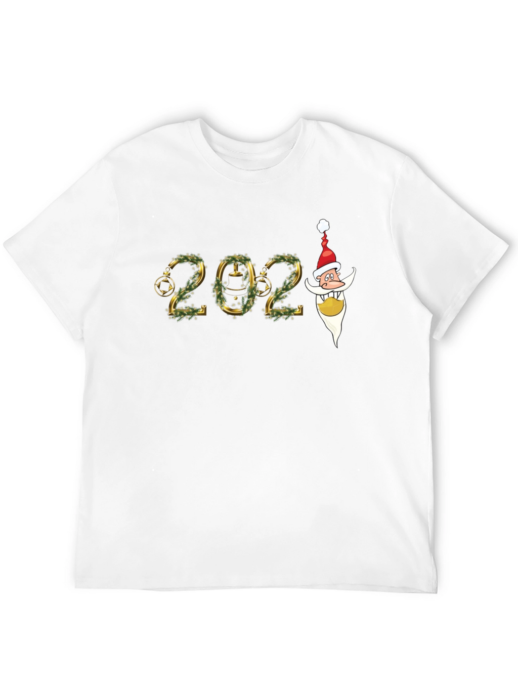 Festive 2024 Santa Graphic T-Shirt