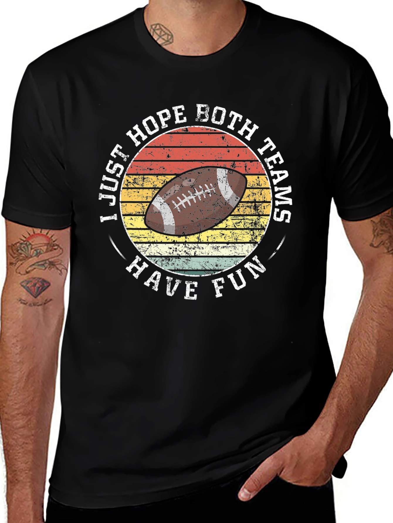 Retro Football T-Shirt - Hope Both Teams Have Fun!