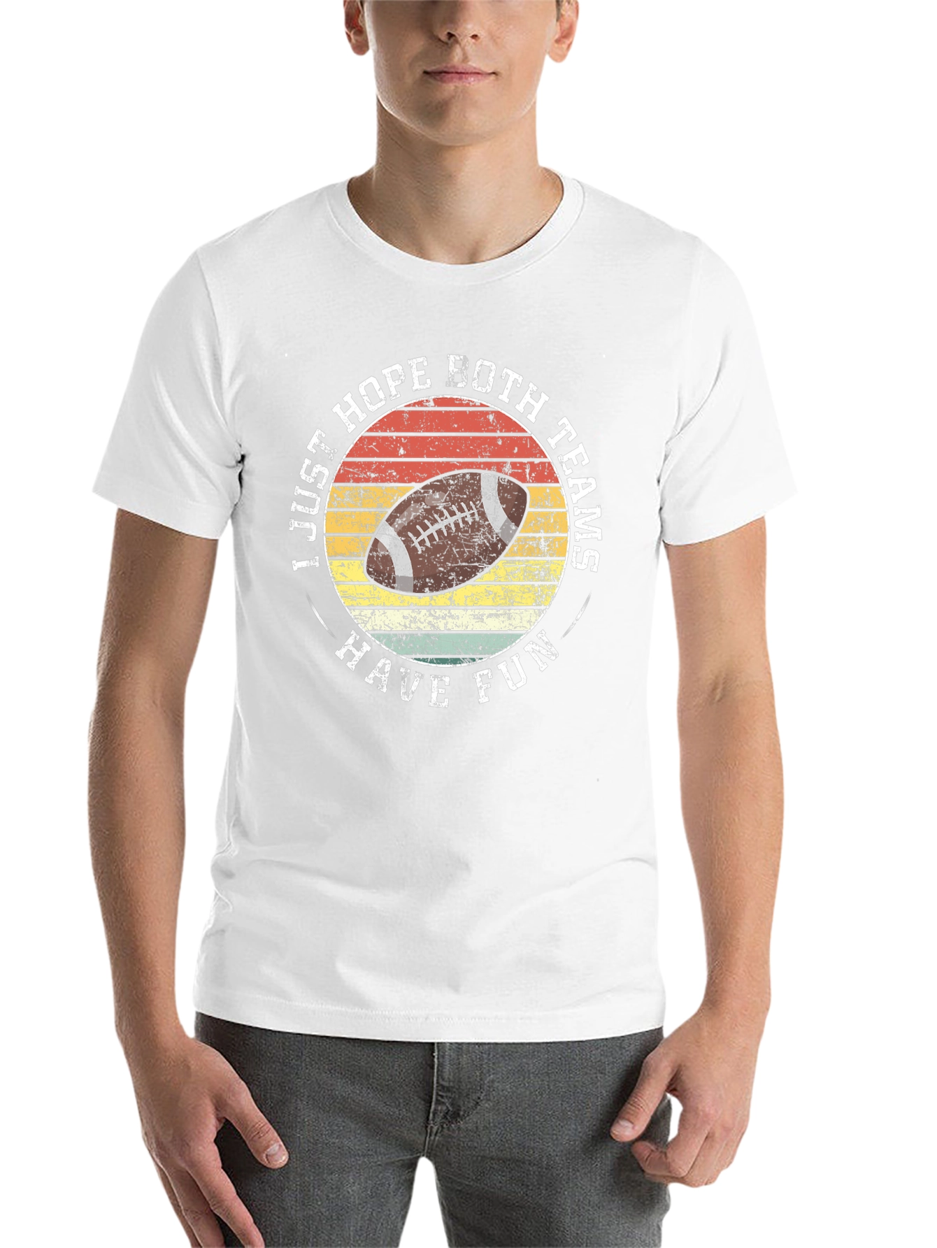 Retro Football T-Shirt - Hope Both Teams Have Fun!