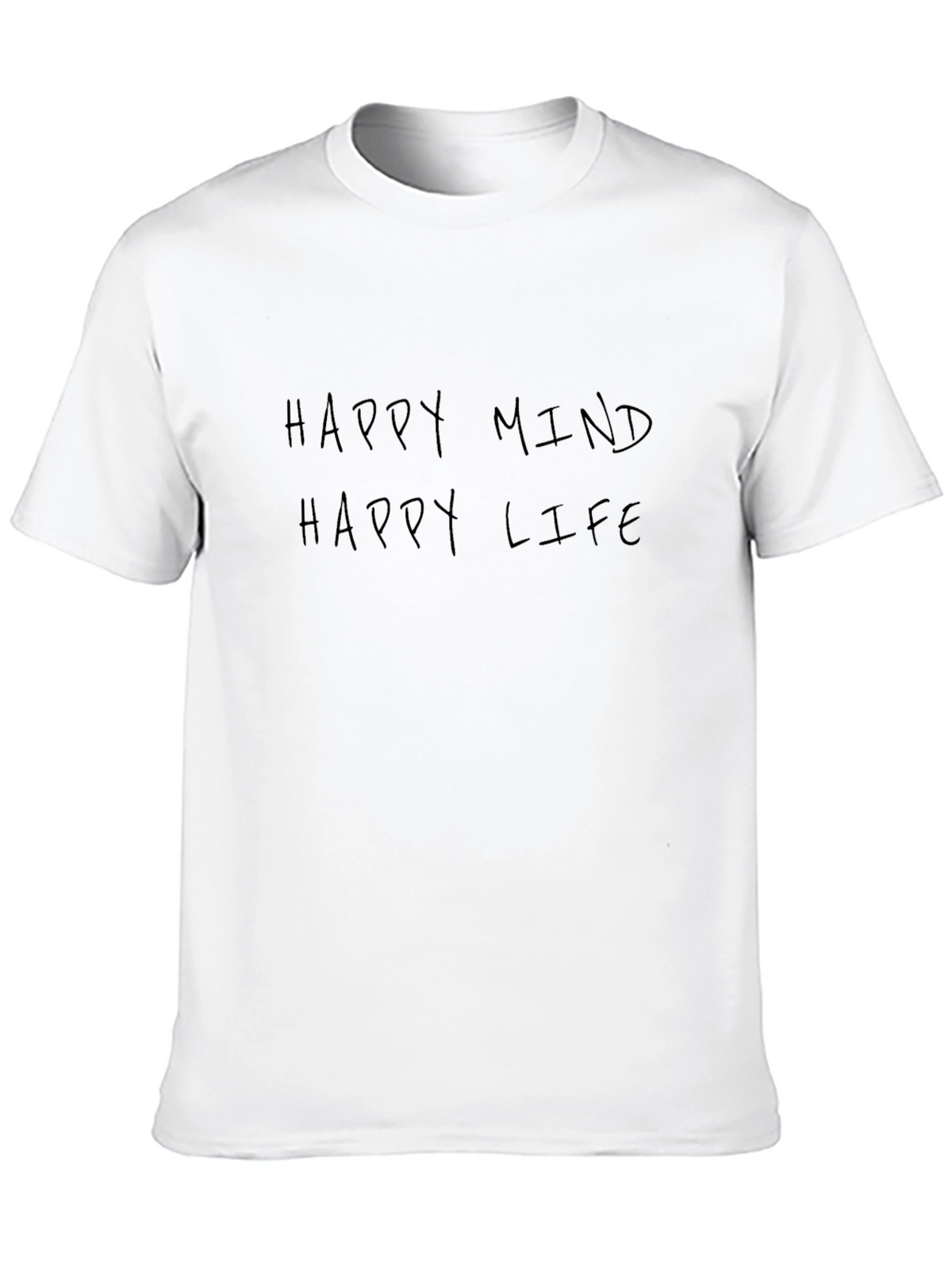 Happy Mind Happy Life Graphic T-Shirt