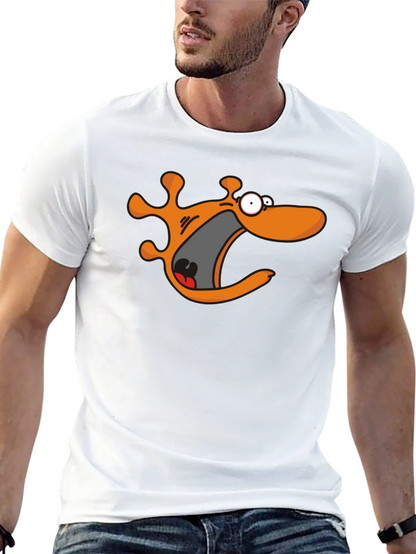 Cartoon Monster Black T-Shirt