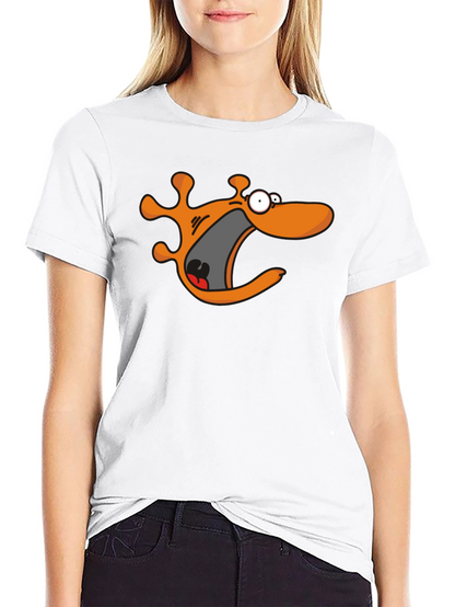 Cartoon Monster Black T-Shirt