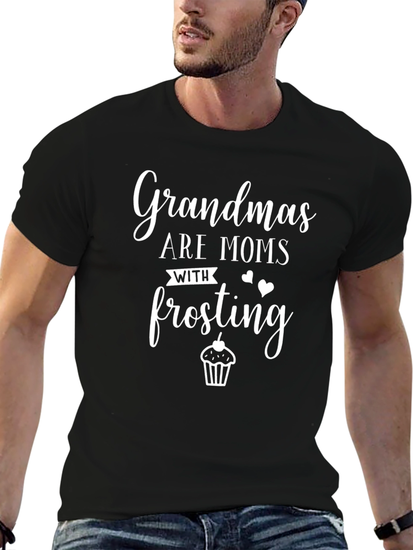 Grandmas Are Moms With Frosting Tee