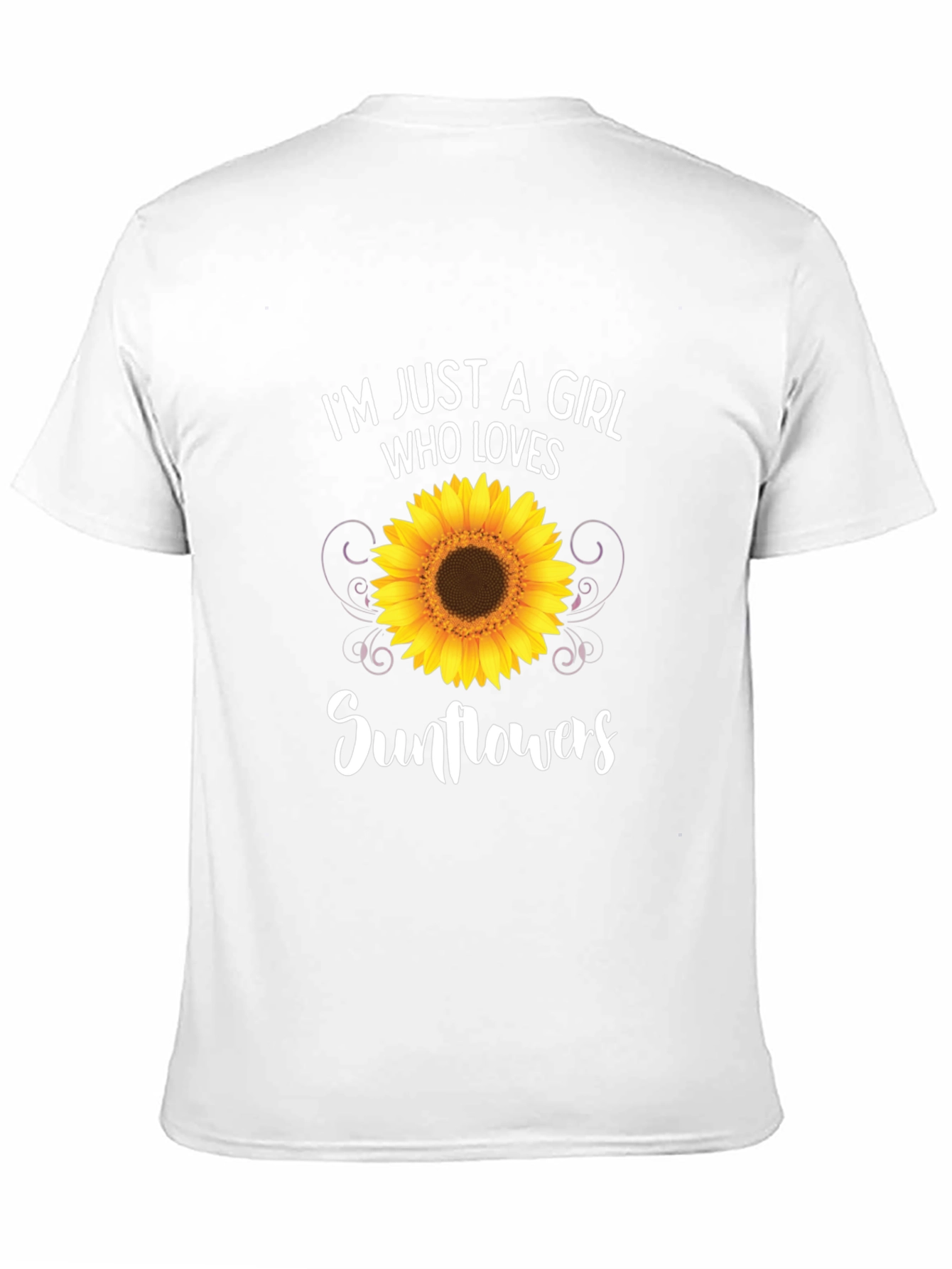 Im Just a Girl Who Loves Sunflowers T-Shirt
