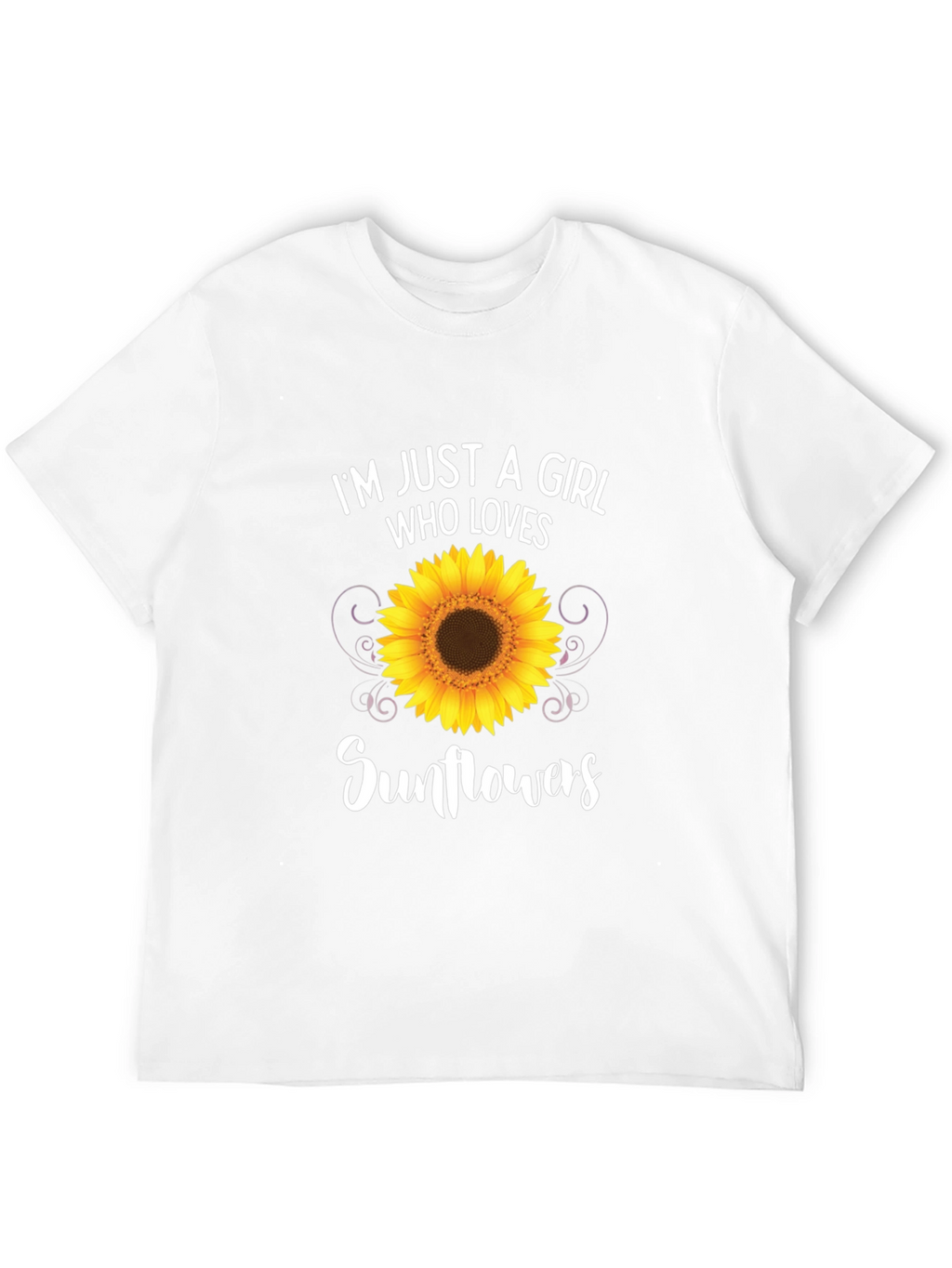 Im Just a Girl Who Loves Sunflowers T-Shirt