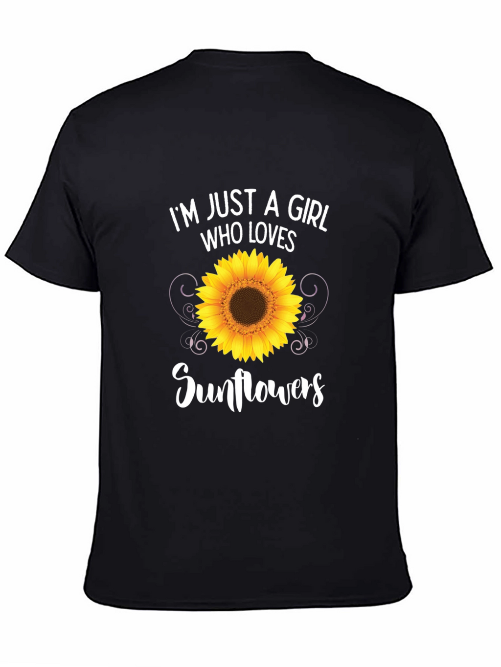 Im Just a Girl Who Loves Sunflowers T-Shirt