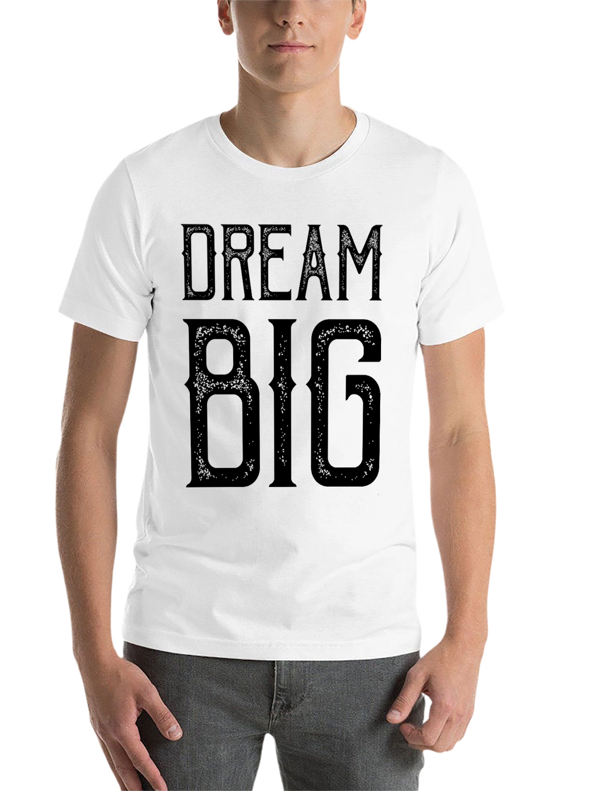 Dream Big Black Graphic Tee