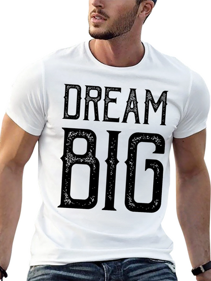 Dream Big Black Graphic Tee