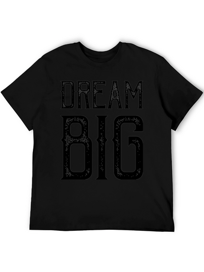 Dream Big Black Graphic Tee