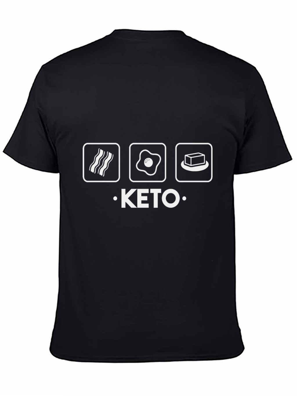 Keto Diet T-Shirt Bacon Egg Butter Funny Tee
