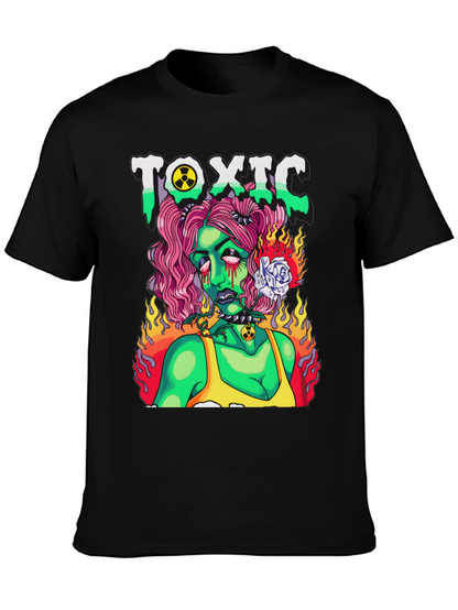 Toxic Zombie Girl Graphic T-Shirt