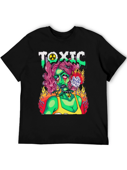 Toxic Zombie Girl Graphic T-Shirt