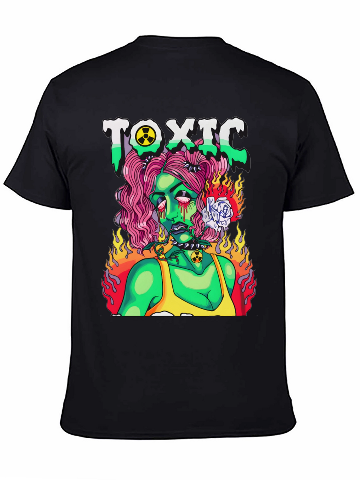 Toxic Zombie Girl Graphic T-Shirt