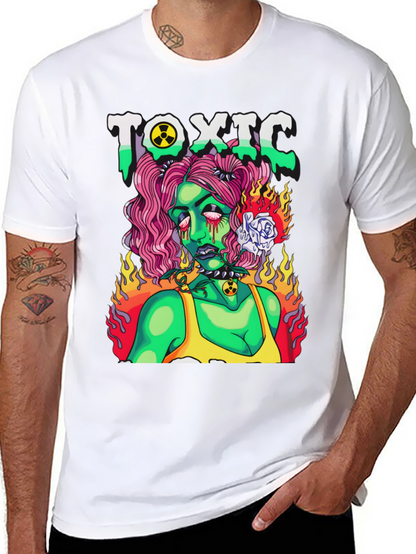 Toxic Zombie Girl Graphic T-Shirt