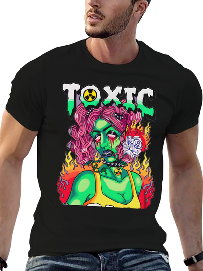 Toxic Zombie Girl Graphic T-Shirt