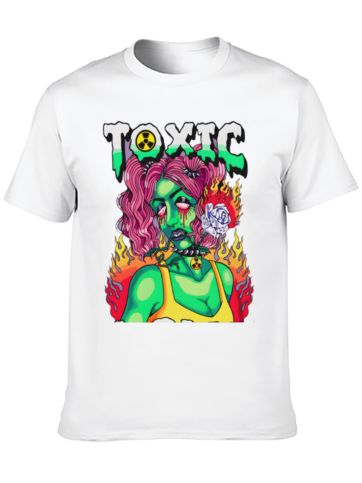 Toxic Zombie Girl Graphic T-Shirt