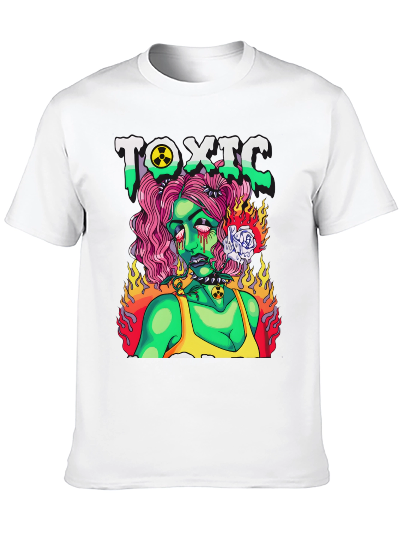Toxic Zombie Girl Graphic T-Shirt