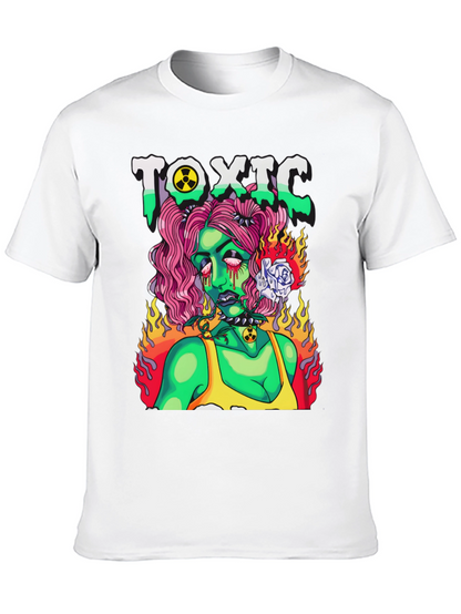 Toxic Zombie Girl Graphic T-Shirt