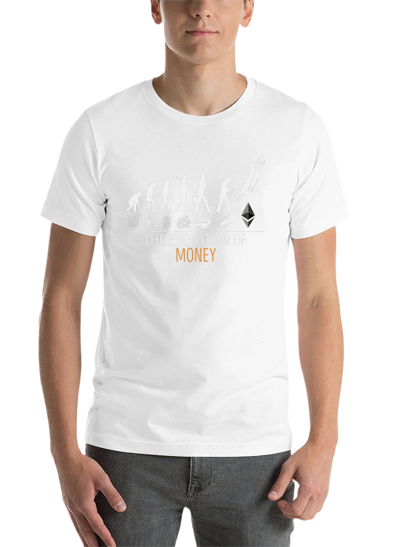 Evolution of Money Black Graphic T-Shirt