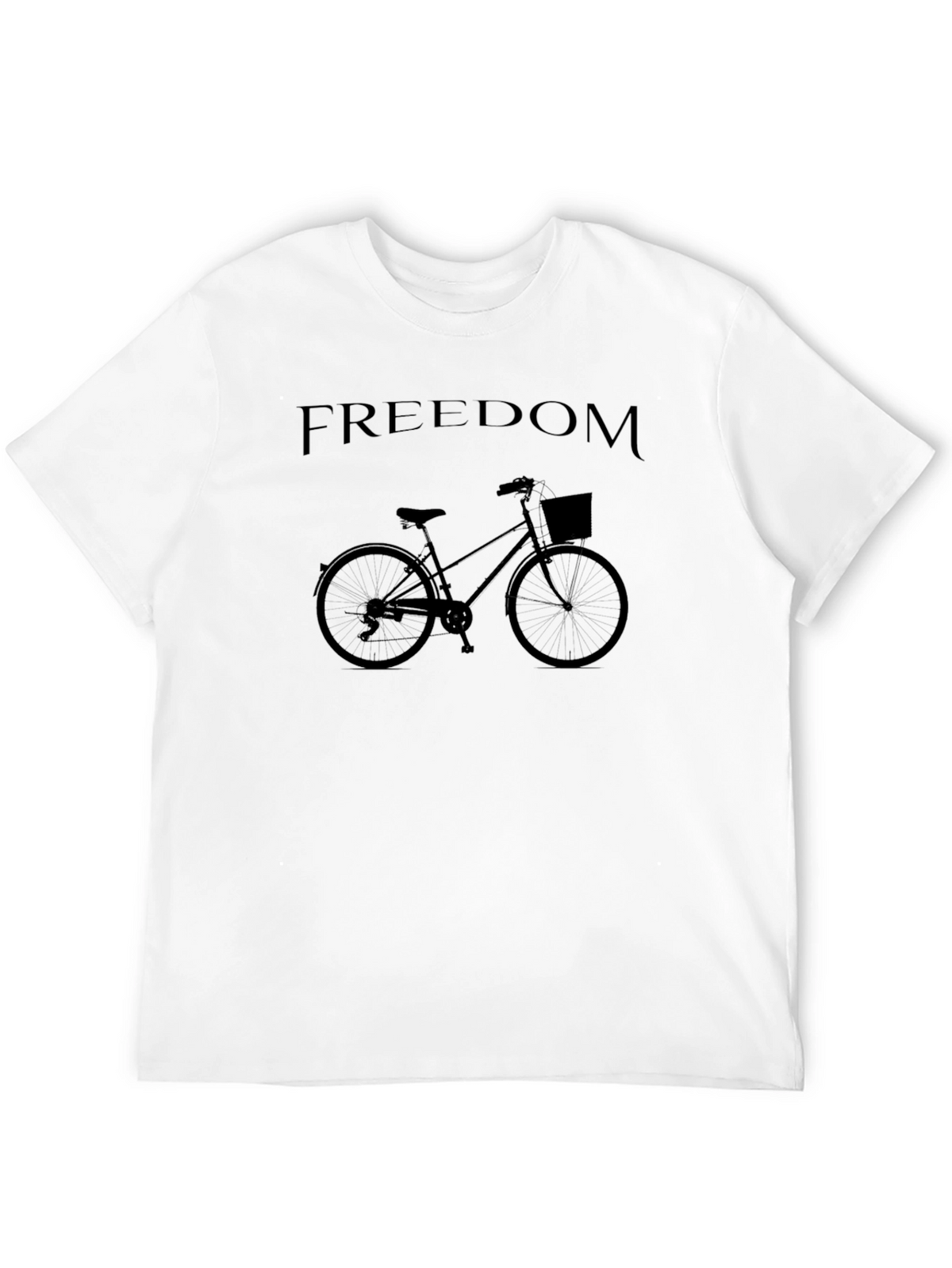 Freedom Bicycle Graphic T-Shirt