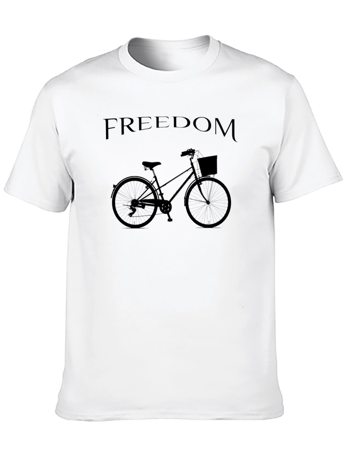 Freedom Bicycle Graphic T-Shirt